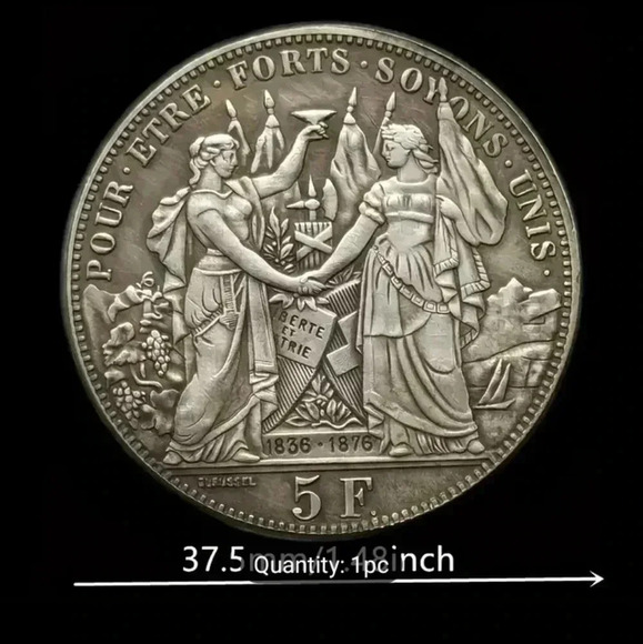 1876 Medal Coin.Replica Coins, Collectible Choice..NWT - Picture 4 of 7